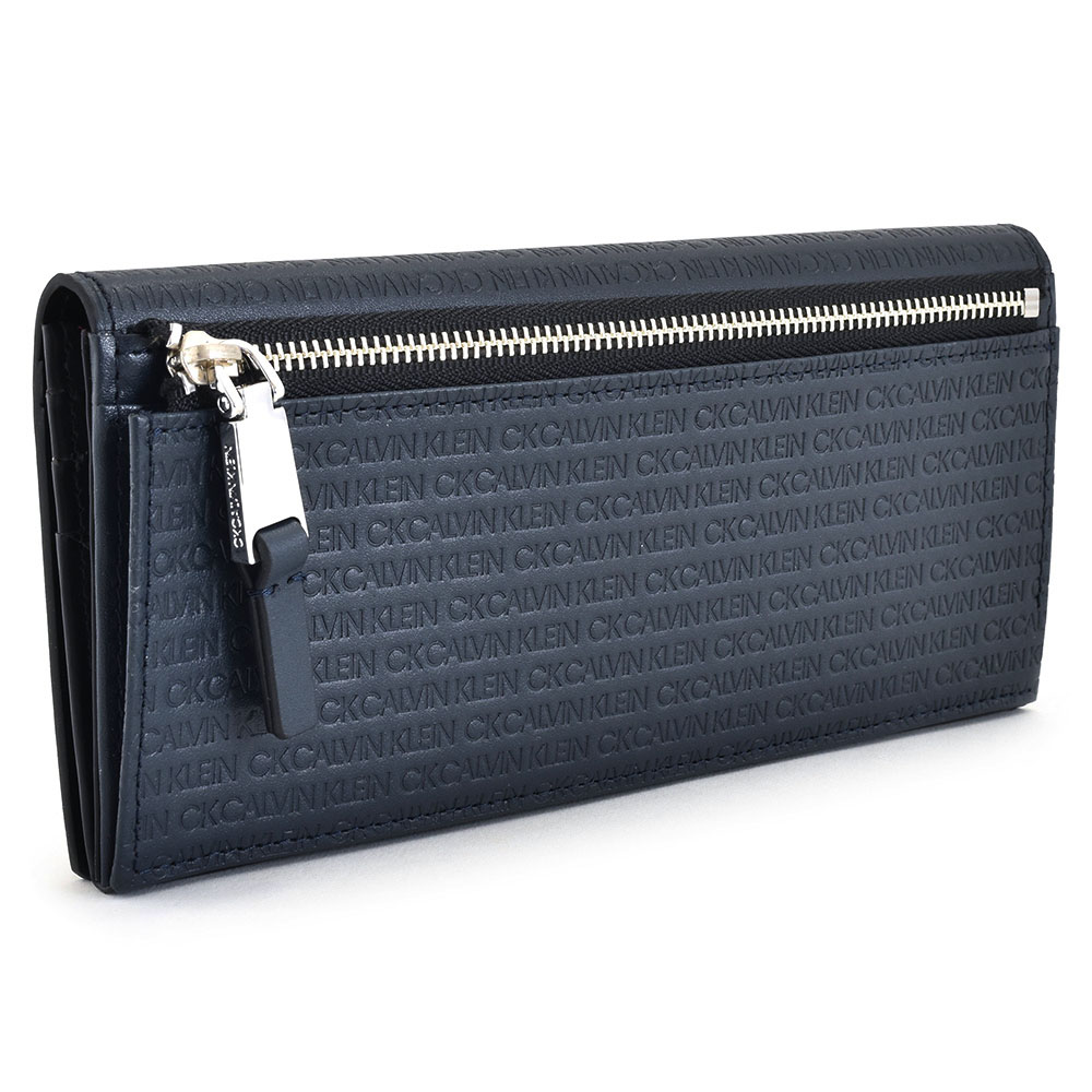楽天市場】カルバンクライン 財布 長財布 紺(ネイビー) CK CALVIN
