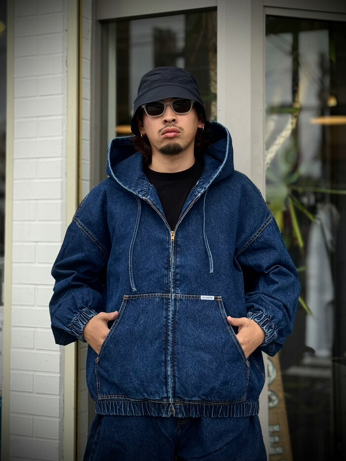 COOTIE(クーティー) 12.5oz Denim Zip Up Hooded Jacket (Fade)