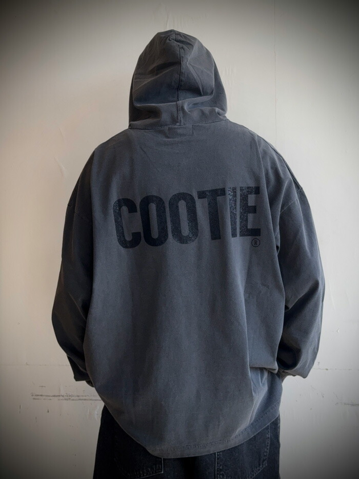COOTIE(クーティー) Pigment Dyed L/S Hooded Tee