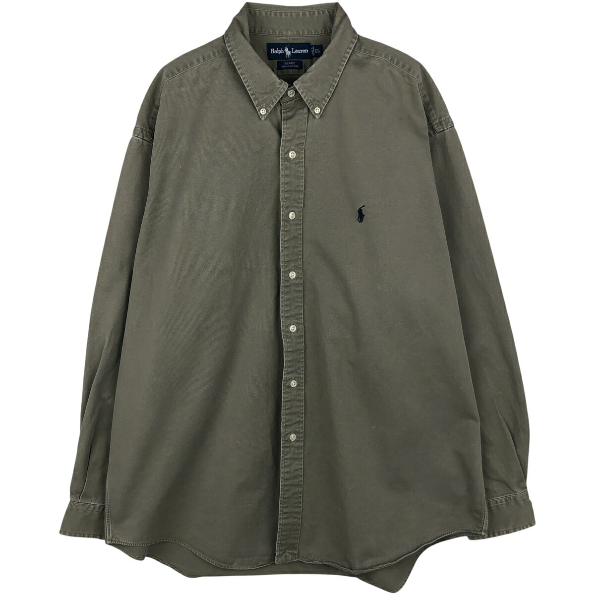 古着 ラルフローレン Ralph Lauren BLAKE 長袖 ボタンダウンシャツ