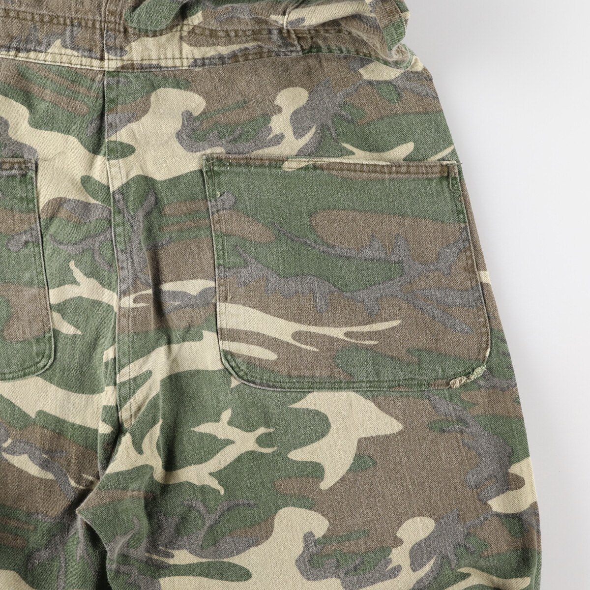 古着 70年代 ランガー Ranger 迷彩柄 ウッドランドカモ 長袖