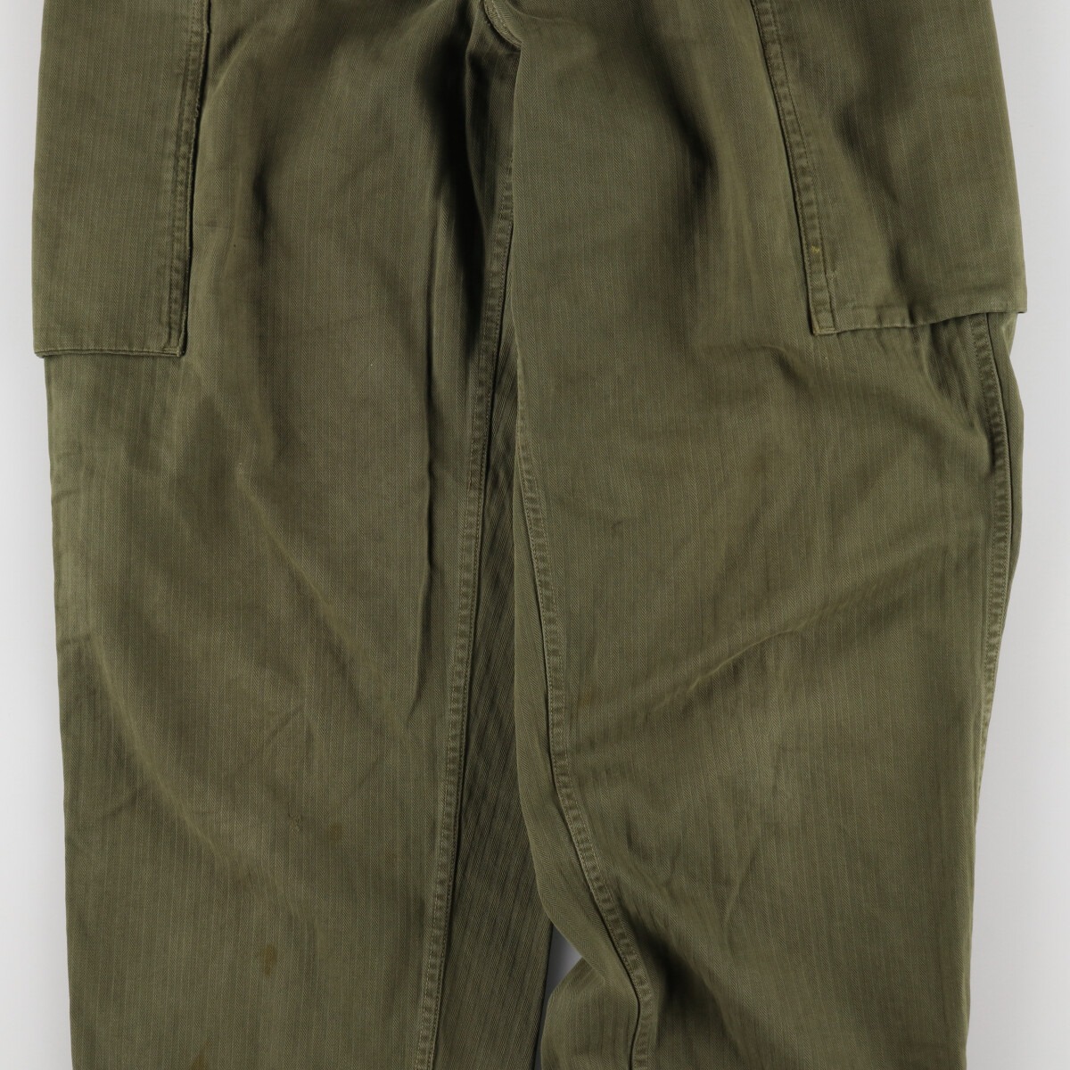 古着 70年代 オランダ軍実品 ヘリンボーン ミリタリー カーゴパンツ