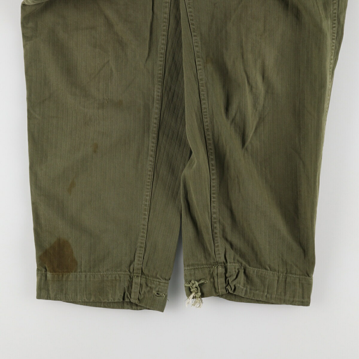 古着 70年代 オランダ軍実品 ヘリンボーン ミリタリー カーゴパンツ