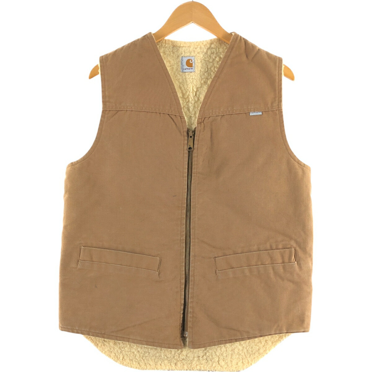 古着 90年代 カーハート Carhartt ダックベスト USA製 メンズM相当