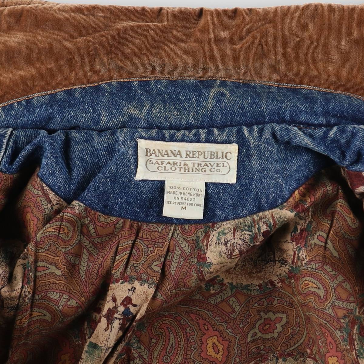 古着 80年代 バナナリパブリック BANANA REPUBLIC デニムカバーオール