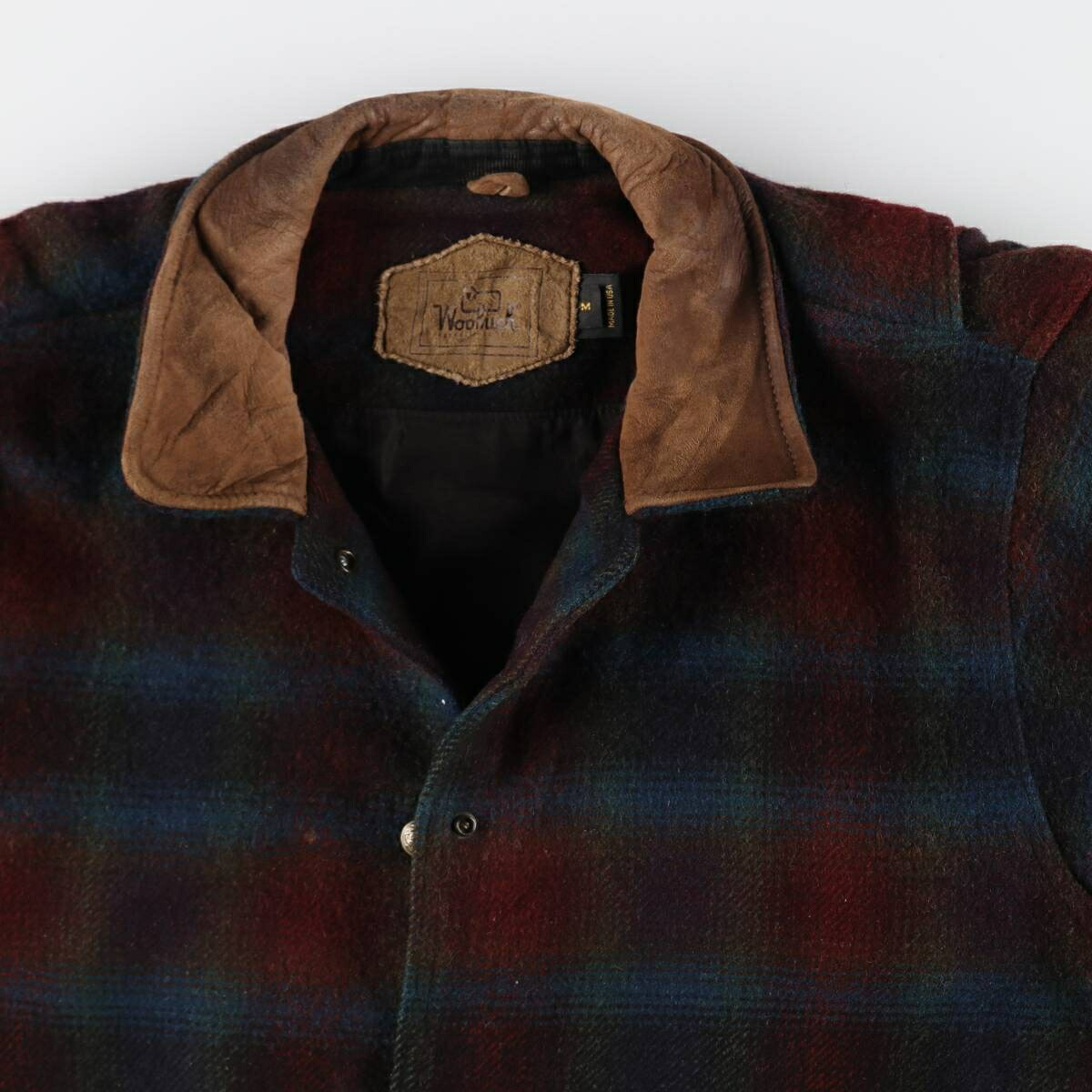 古着 90年代 ウールリッチ WOOLRICH オンブレチェック ウール