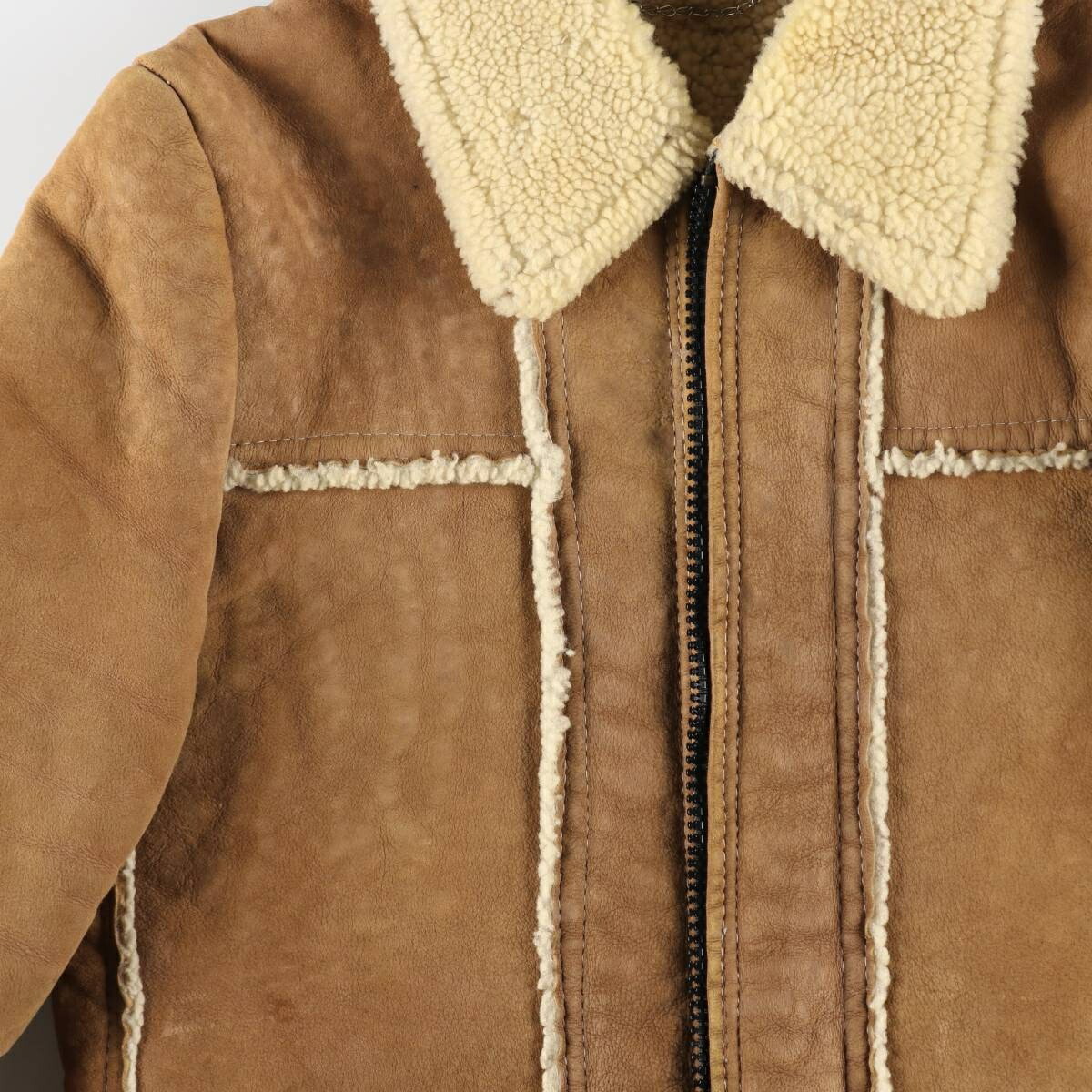 古着 O'NED ムートンジャケット フランス製 レディースXL相当