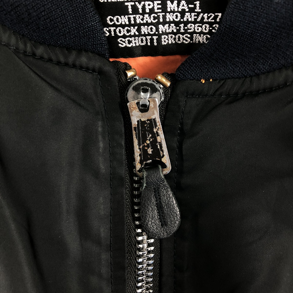 古着 民間品 ショット SCHOTT MA-1タイプ ミリタリー フライト