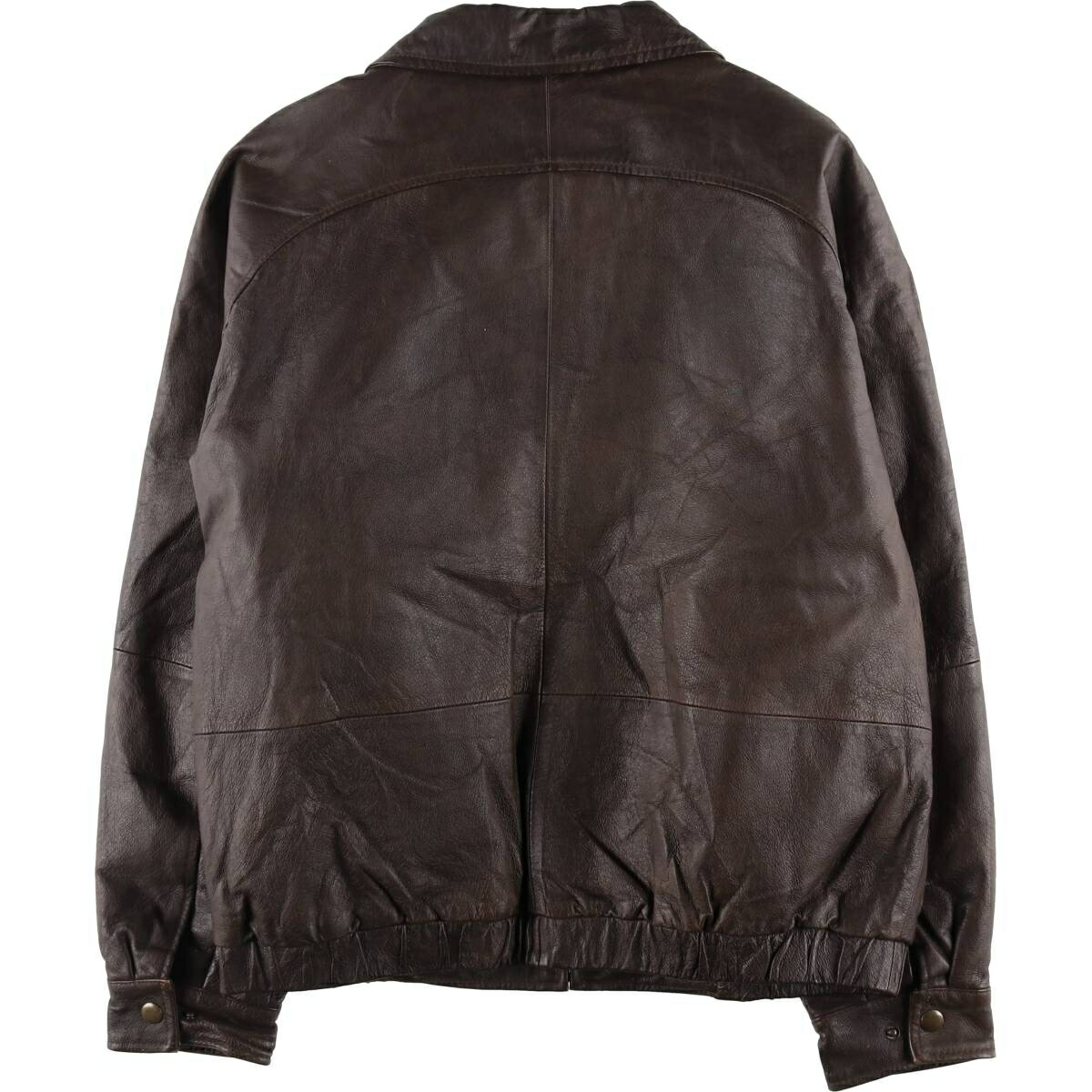 古着 セントジョンズベイ ST JOHNS BAY レザーブルゾンタイプ メンズL