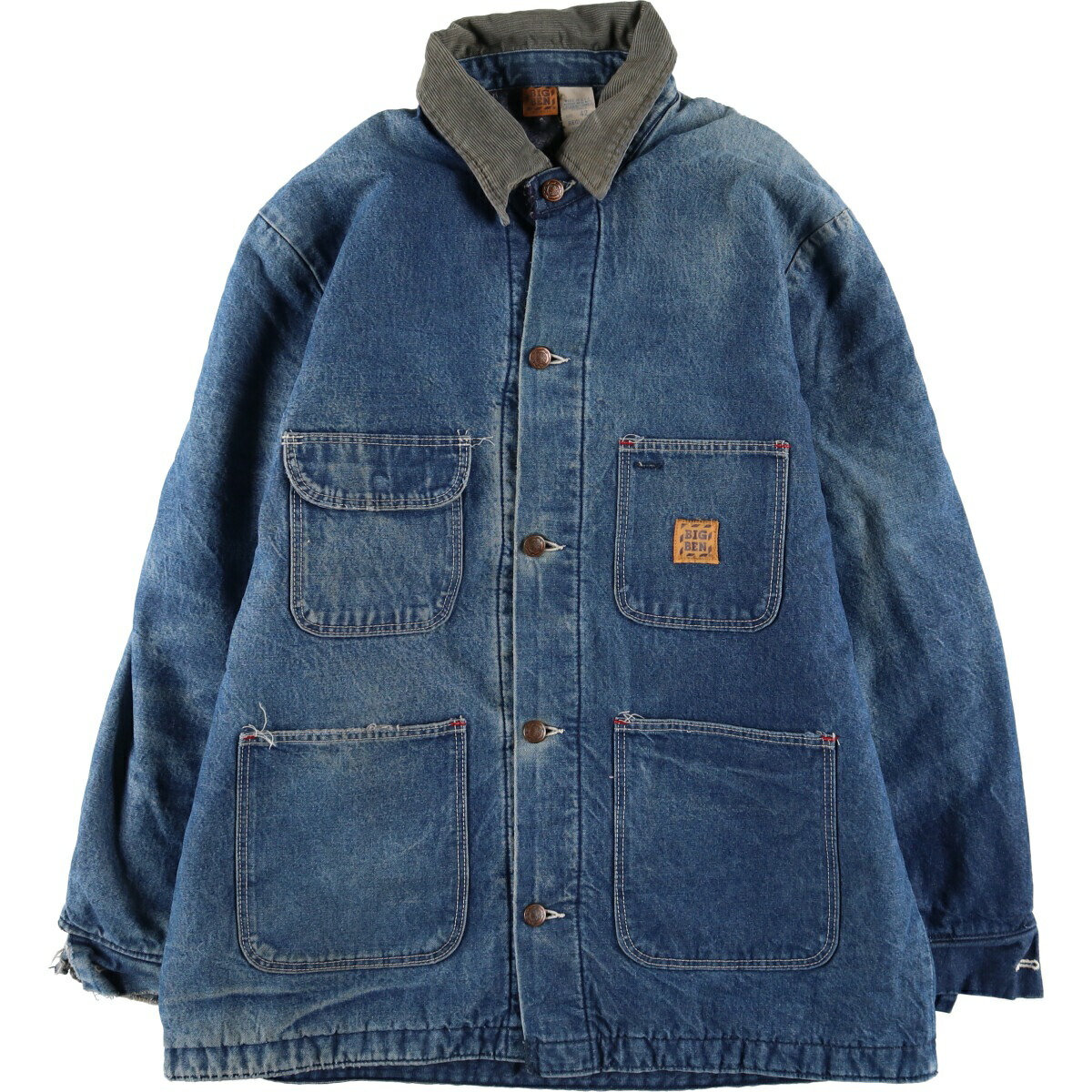 古着 70～80年代 ビッグベン BIGBEN デニムカバーオール USA製 メンズL