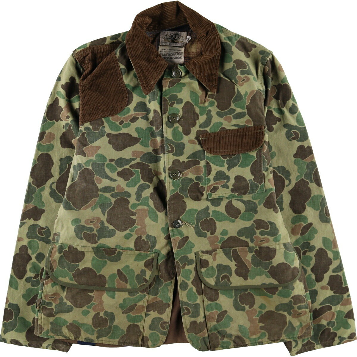 古着 70年代 ブラックシープ Black Sheep 迷彩柄 ダックハンターカモ