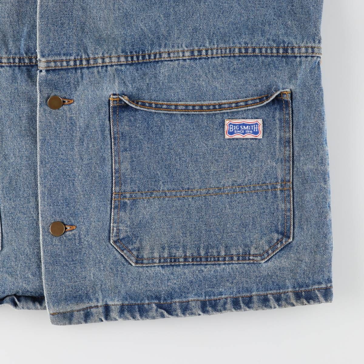 古着 80年代 ビッグスミス Big Smith デニムカバーオール メンズL相当