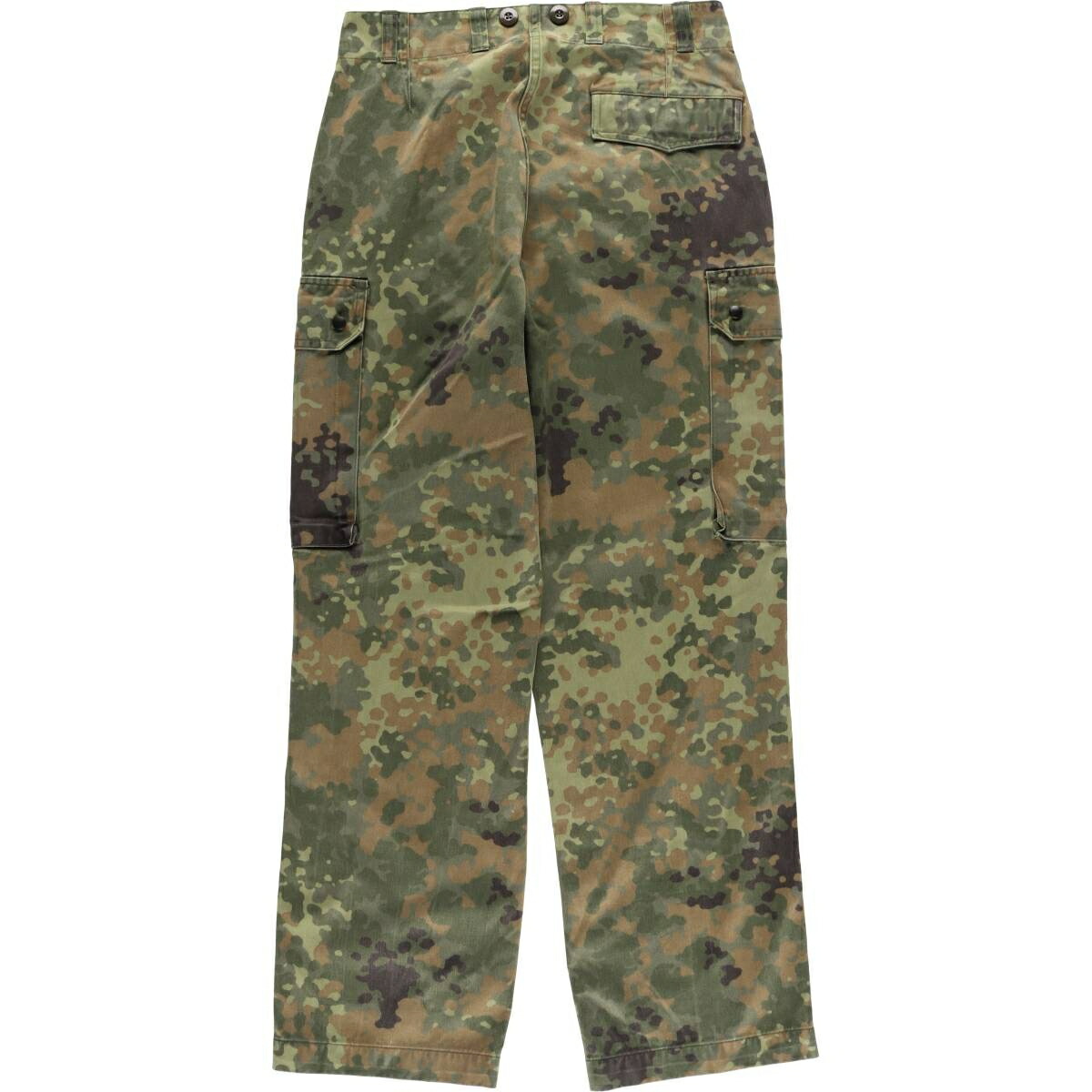 古着 ドイツ軍 迷彩柄 フレクターカモ ミリタリー カーゴパンツ 7075