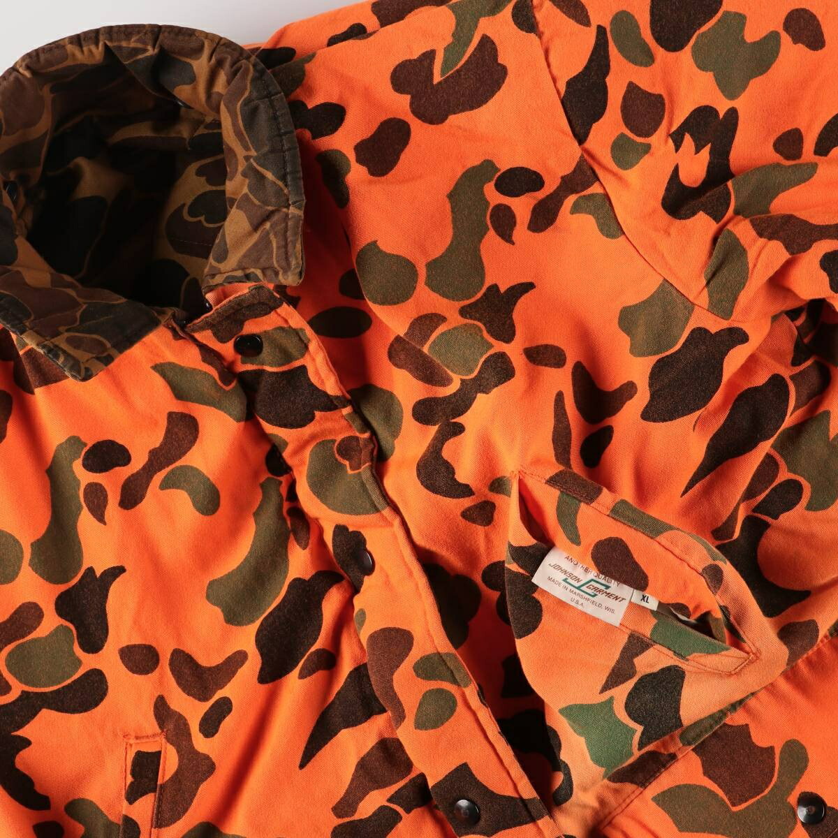 古着 90年代 ジョンソンガーメント JOHNSON GARMENT 迷彩柄 ダック