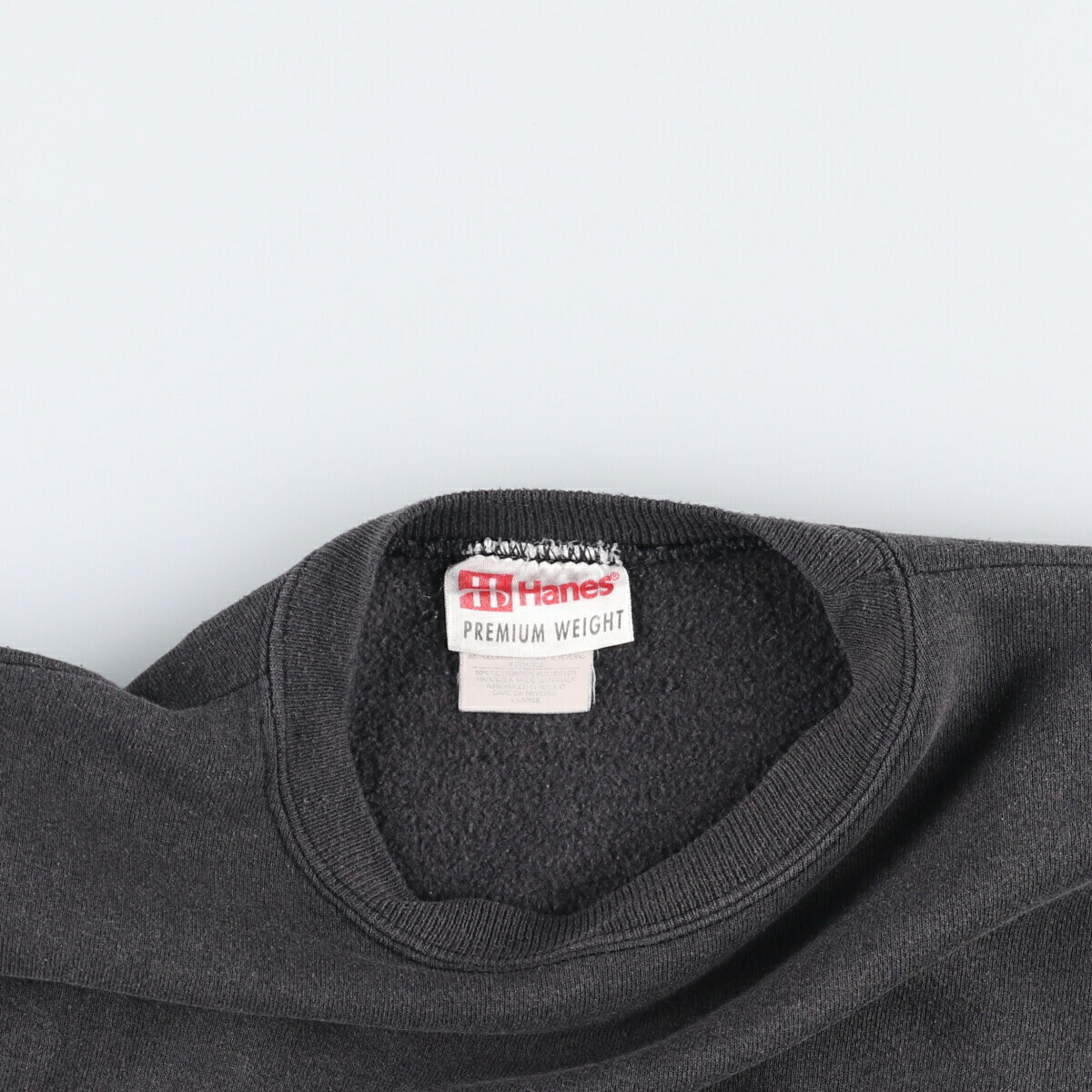 古着 90年代 ヘインズ Hanes PREMIUM WEIGHT 無地 ブランクスウェット