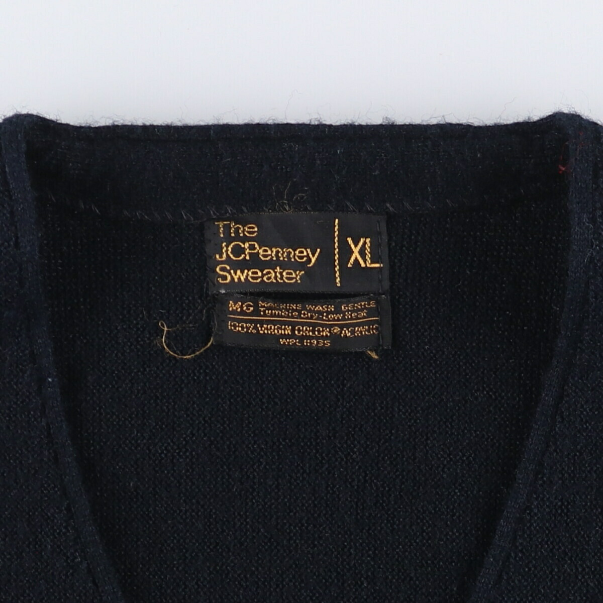 古着 70年代 ジェイシーペニー J.C.Penney アクリルニットカーディガン