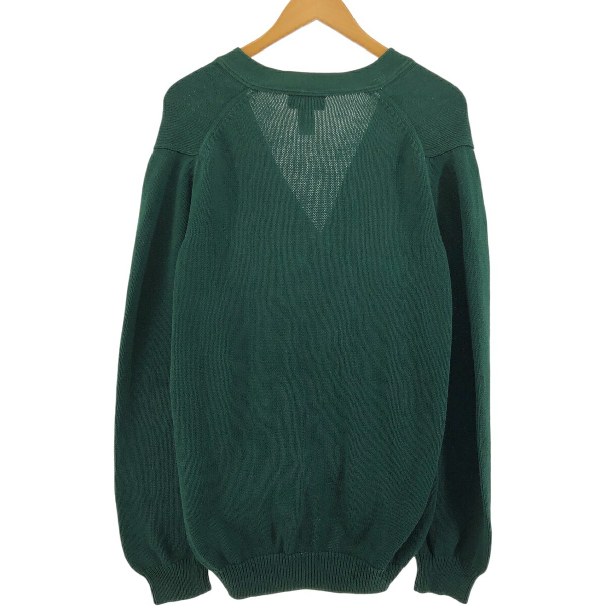 古着 80～90年代 ランズエンド LANDSEND コットンニットカーディガン