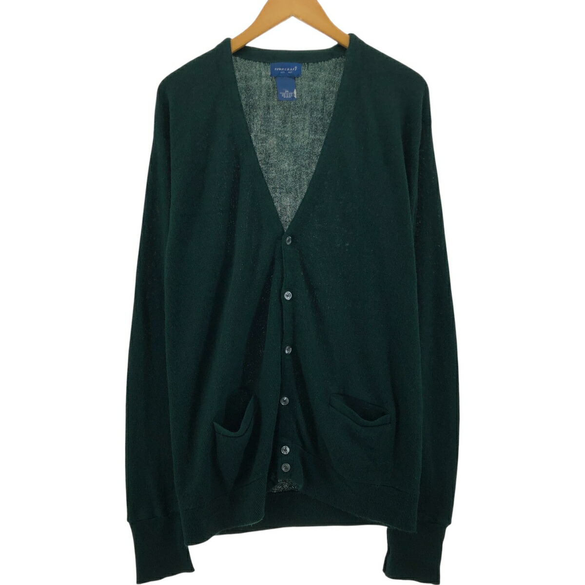 古着 90年代 タウンクラフト TOWN CRAFT アクリルニットカーディガン