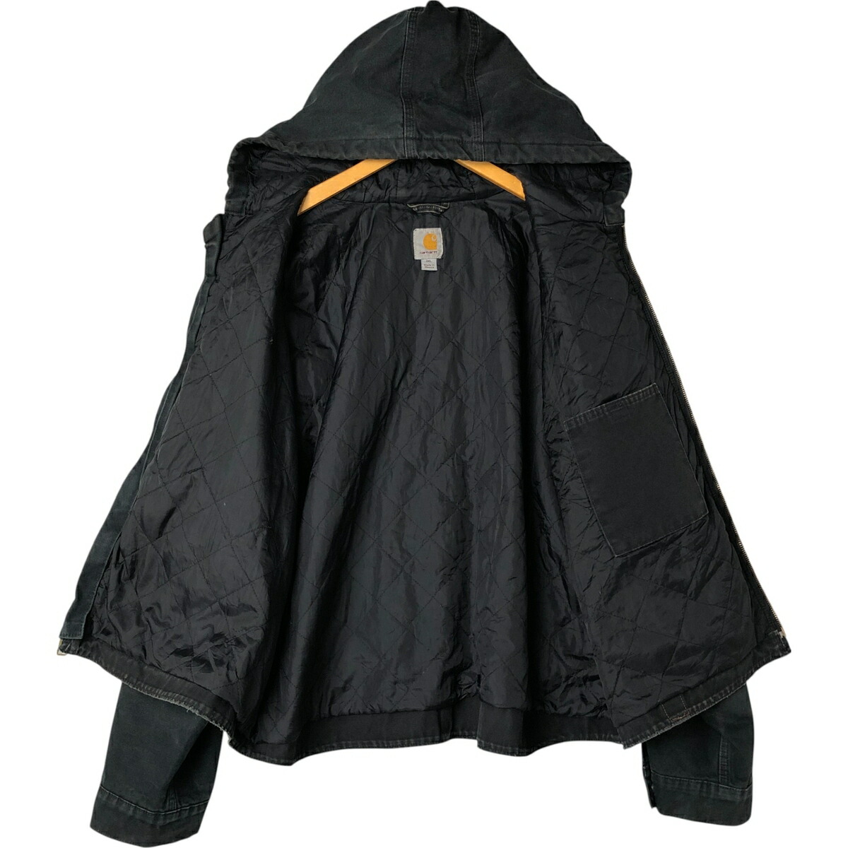 古着 カーハート Carhartt アクティブジャケット ダックフルジップ