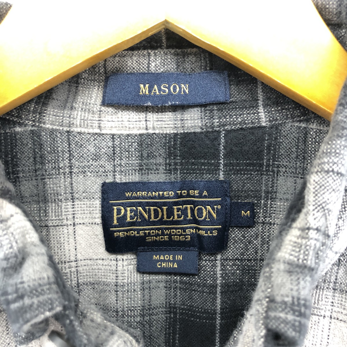 古着 ペンドルトン PENDLETON MASON オンブレチェック 長袖 フランネル