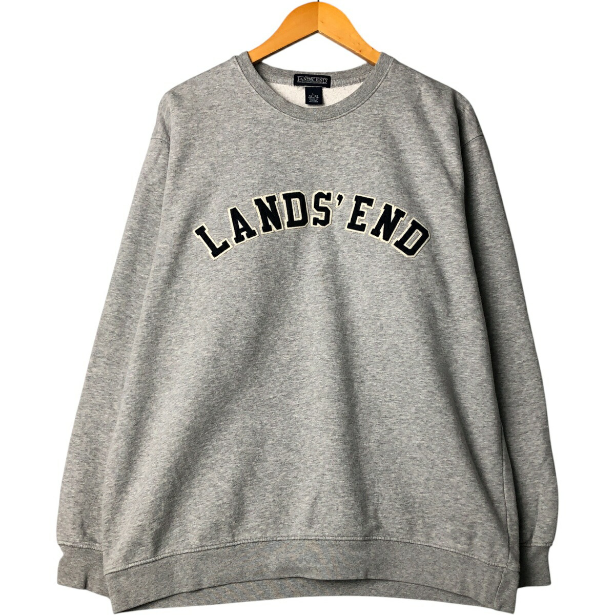 古着 00年代 ランズエンド LANDS END ロゴスウェットシャツ トレーナー