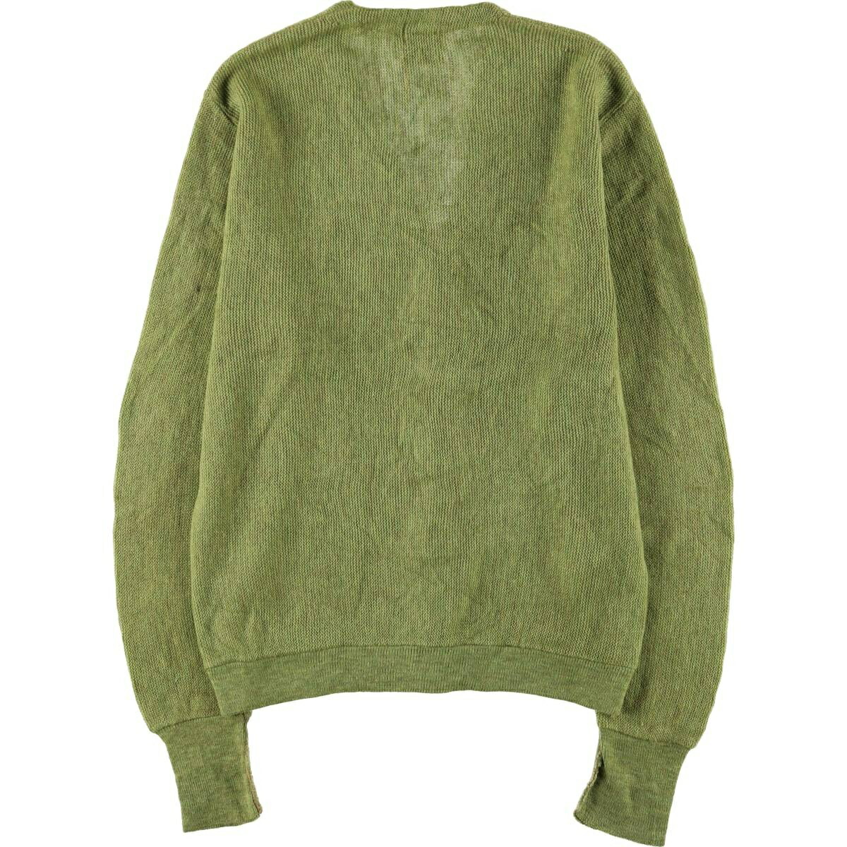 古着 70年代 ブレント BRENT アクリルニットカーディガン メンズM相当