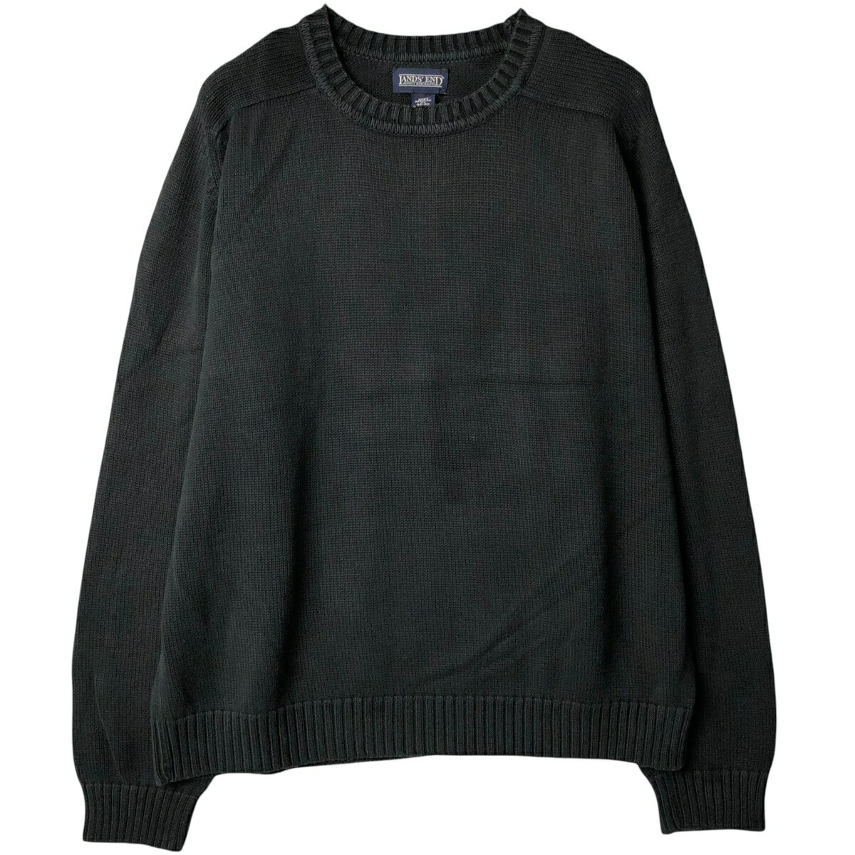 古着 80～90年代 ランズエンド LANDS END コットンニットセーター USA