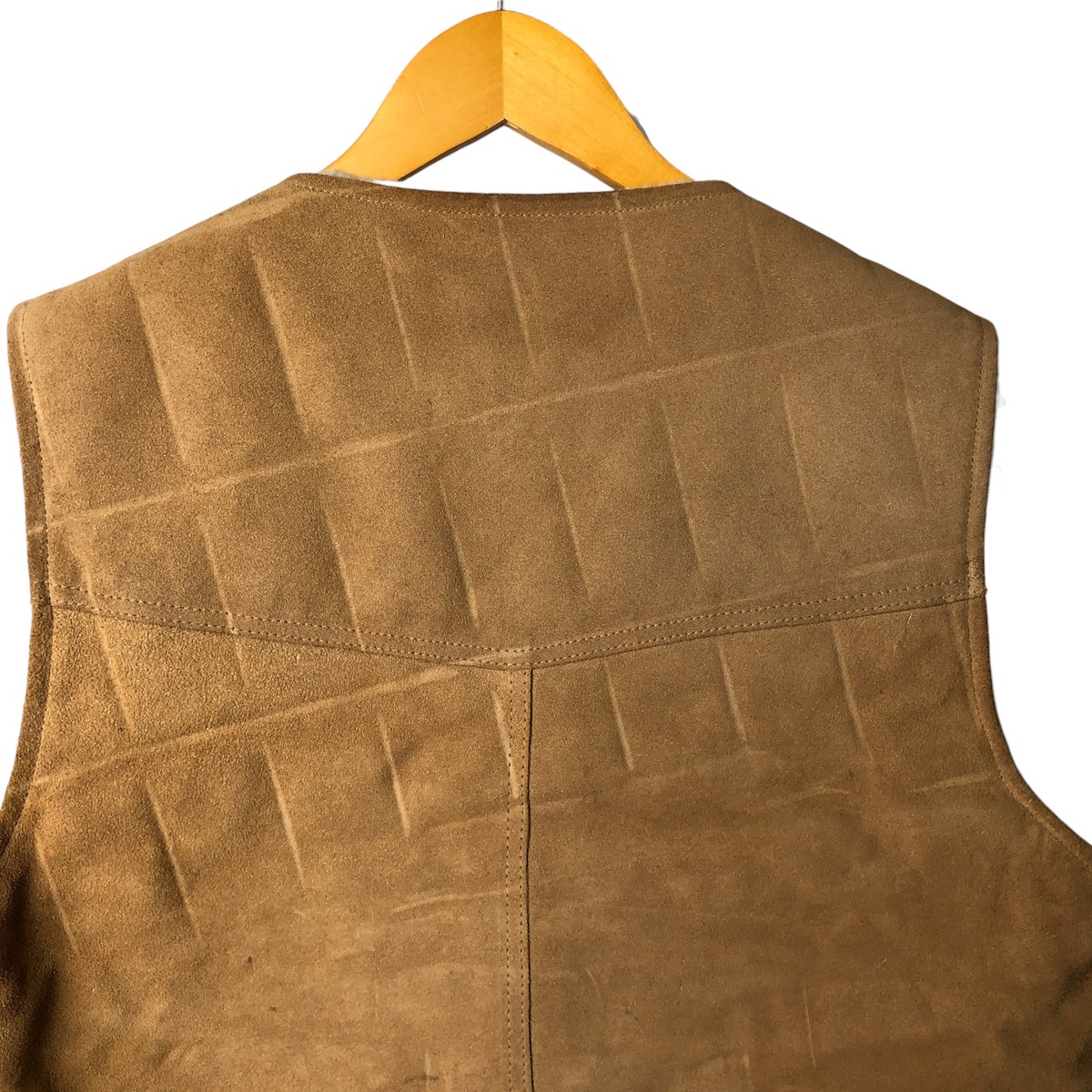 古着 70年代 シアーズ Sears スエードレザーベスト USA製 メンズL相当