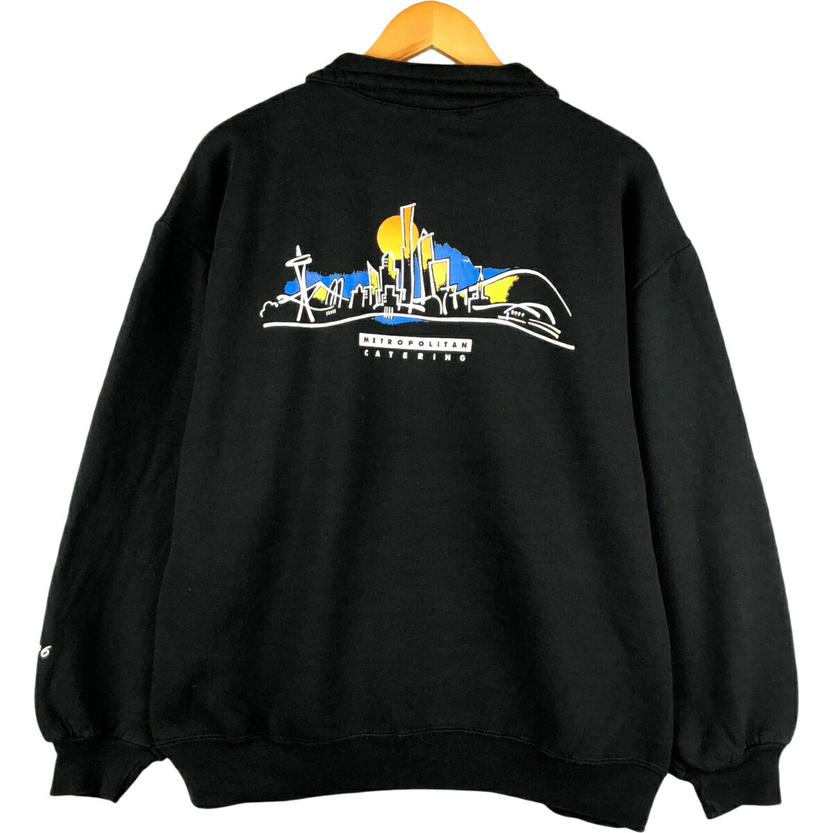 古着 80～90年代 ジャージーズ Jerzees SUPER SWEATS ハーフジップ