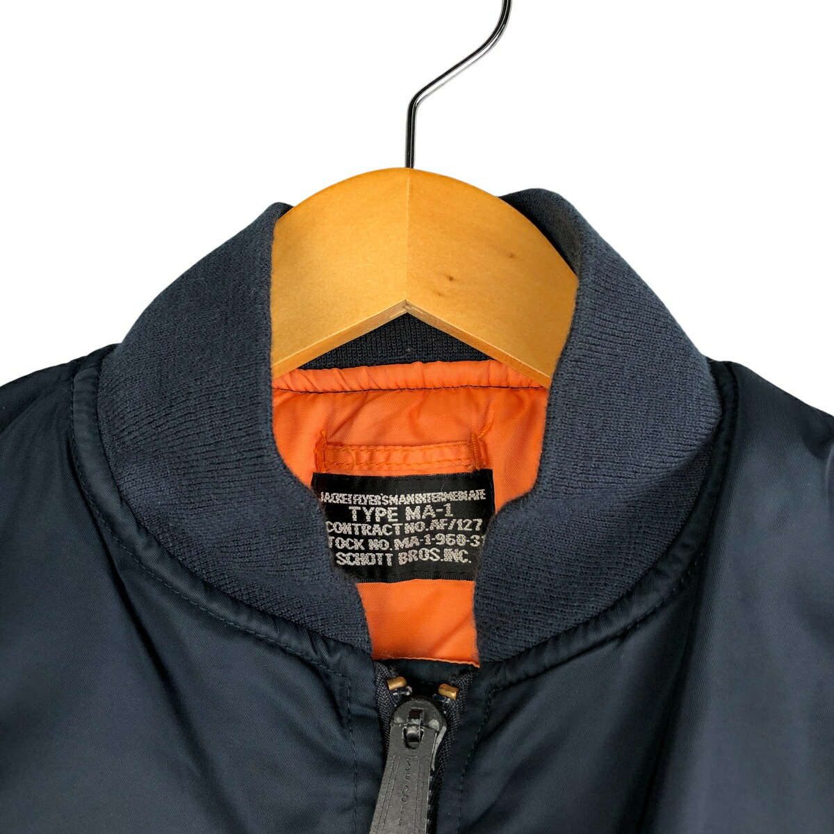 古着 民間品 ショット SCHOTT MA-1タイプ ミリタリー フライト