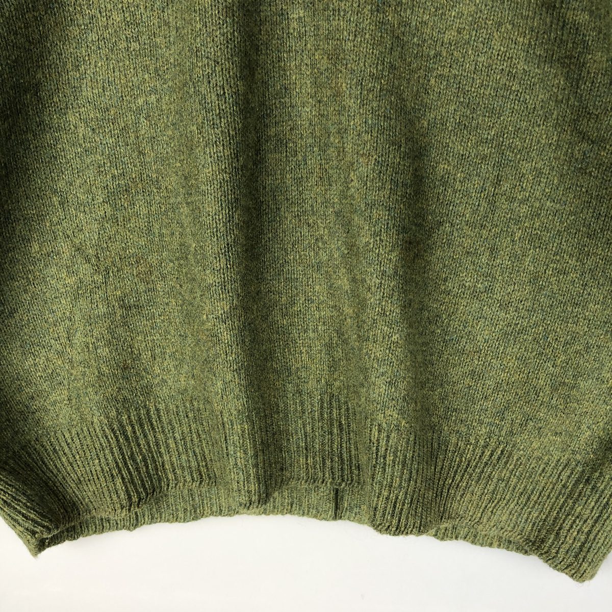 古着 70年代 キャンパス CAMPUS Vネック ウールニットセーター USA製