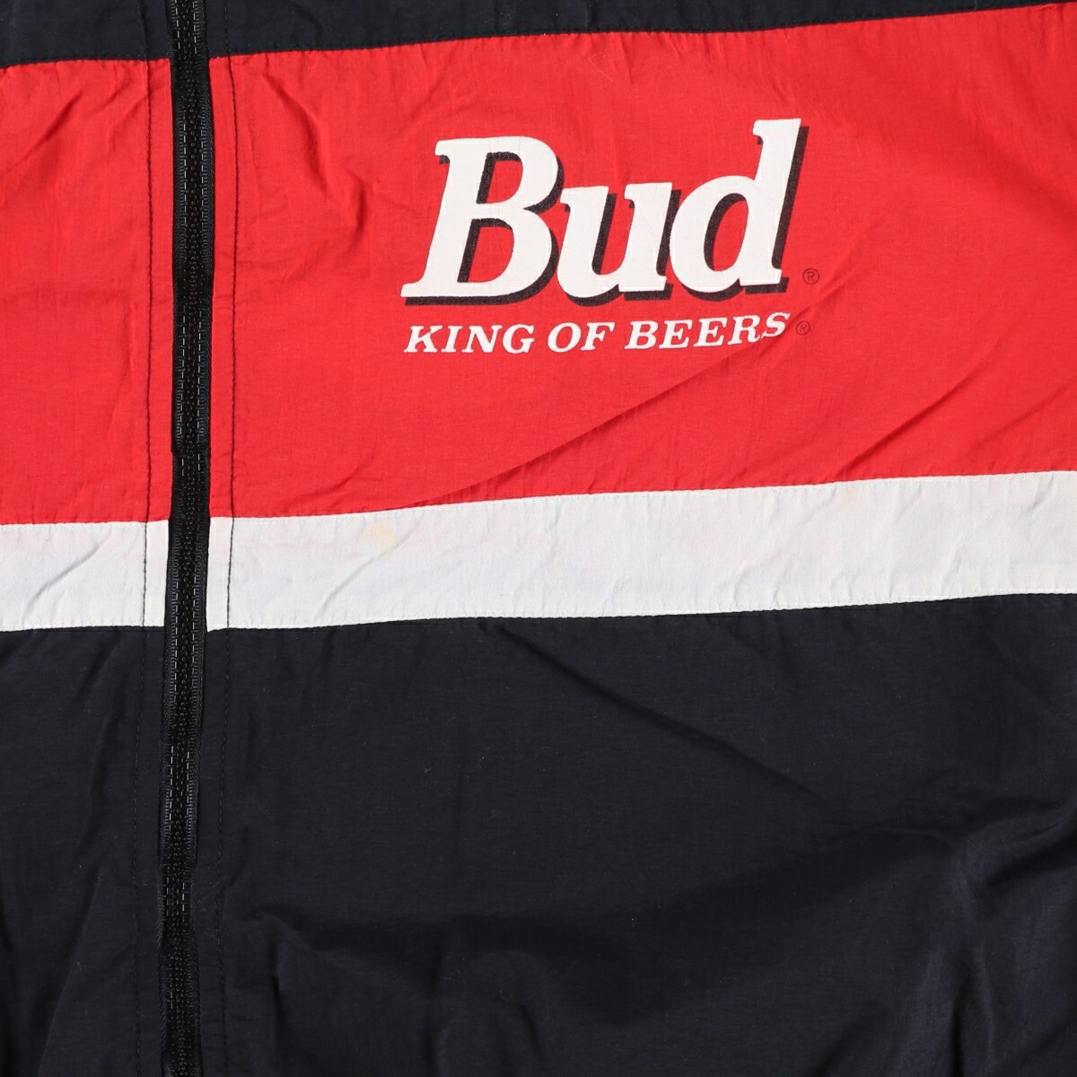 古着 BUDWEISER バドワイザー レーシング ナイロンジャケット USA製