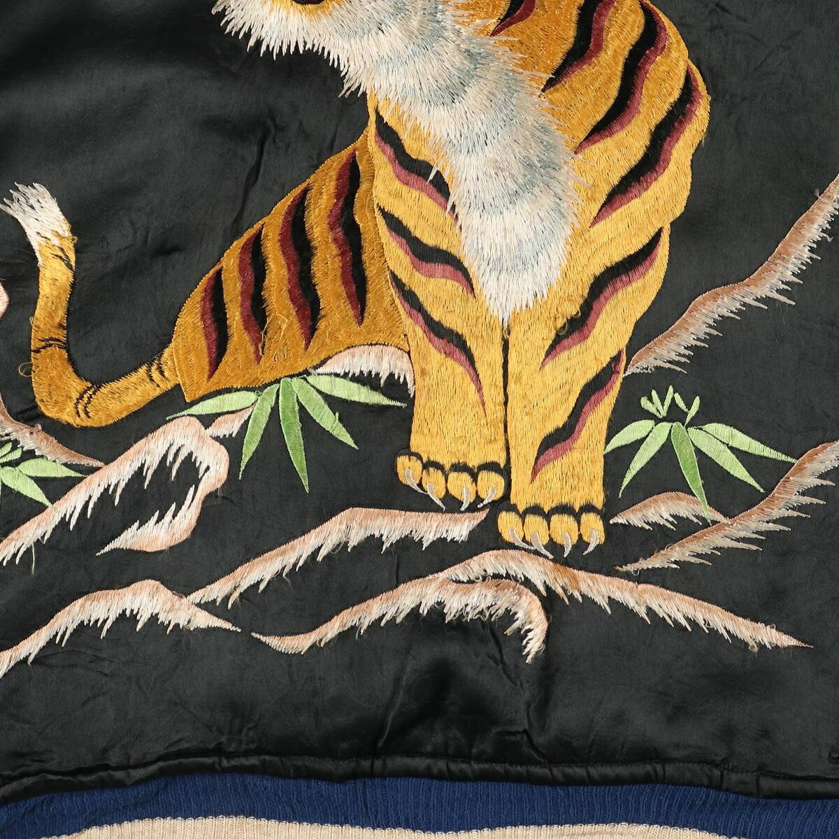 古着 50年代 UNKNOWN 虎柄 タイガー柄 リバーシブル 中綿入り