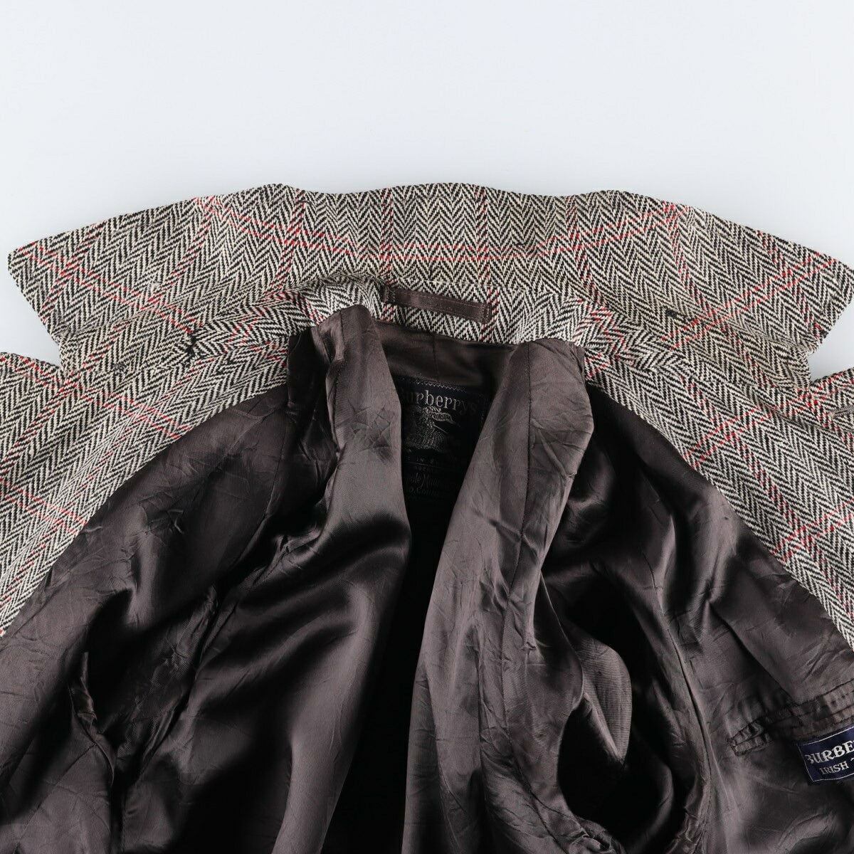 古着 80年代 バーバリー Burberrys アイリッシュツイード ヘリンボーン