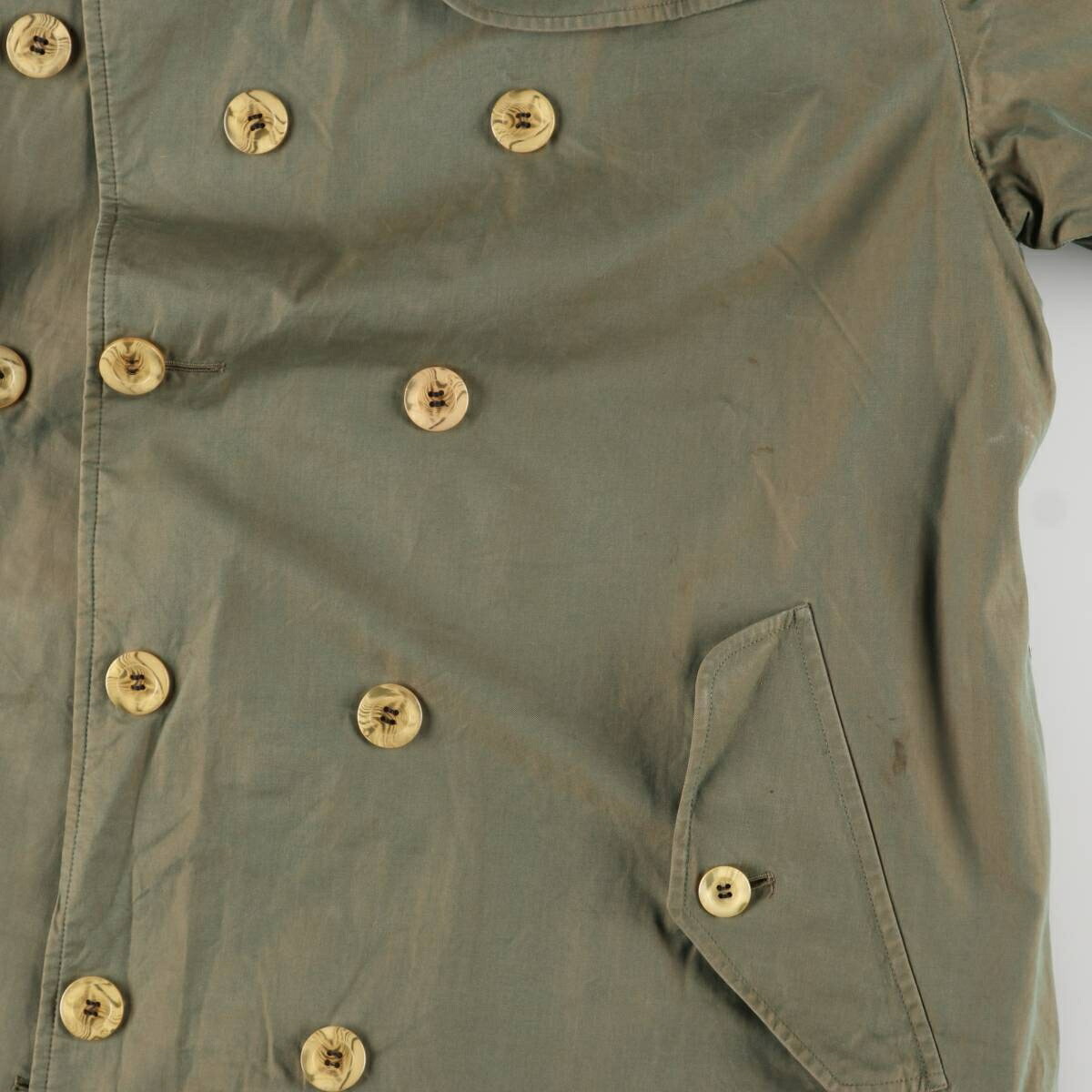 古着 70年代 バーバリー Burberrys 玉虫カラー 一枚袖 コットン100