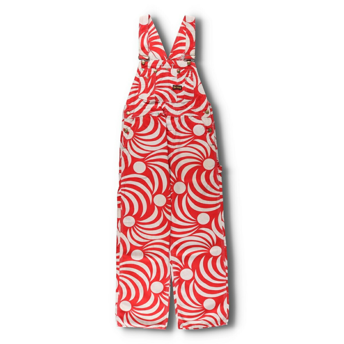 古着 50～60年代 ビッグスミス Big Smith 総柄 オーバーオール メンズ