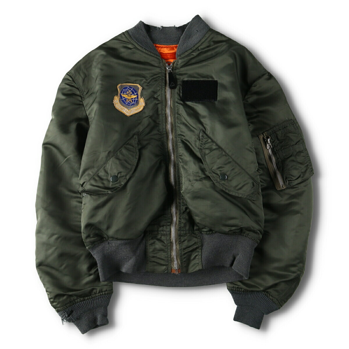 古着 70年代 米軍実品 L-2B ミリタリー フライトジャケット USA製
