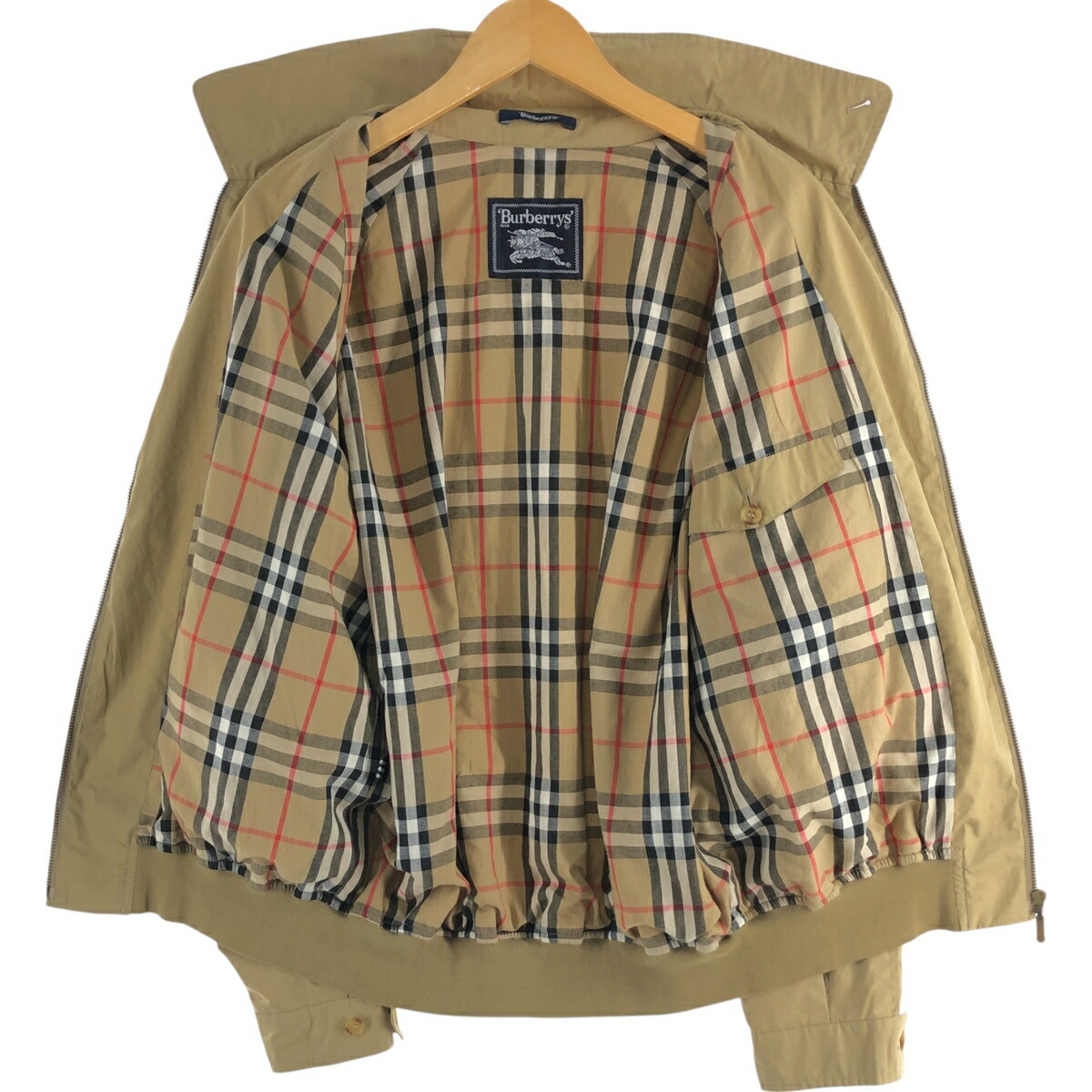 古着 バーバリー Burberrys ハリントンジャケット スイングトップ