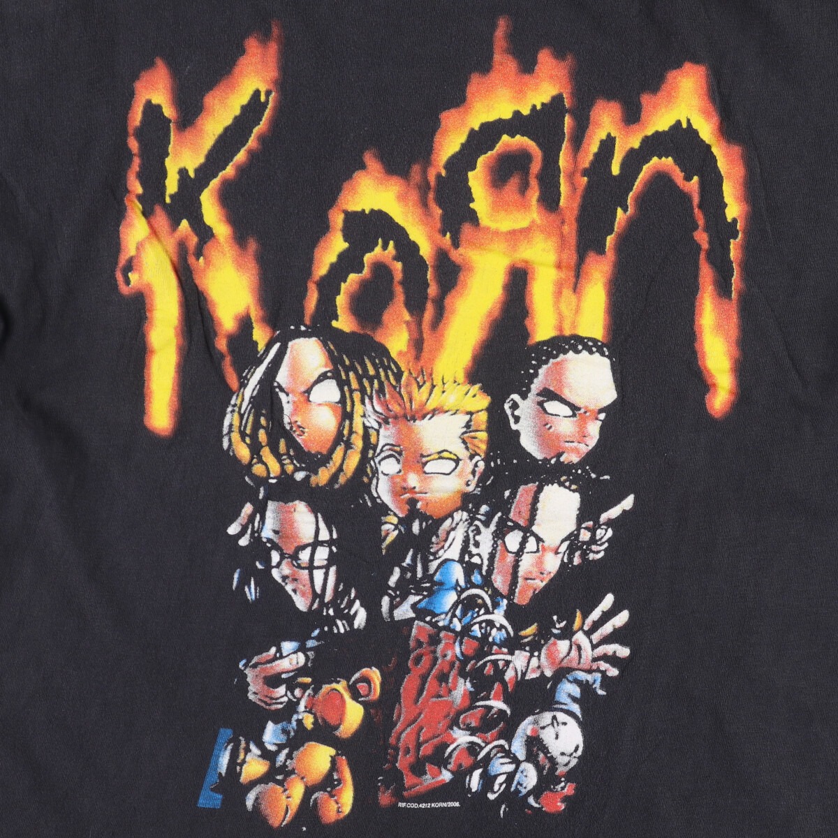 古着 00年代 KORN コーン バンドTシャツ バンT メンズM相当 /evb029220