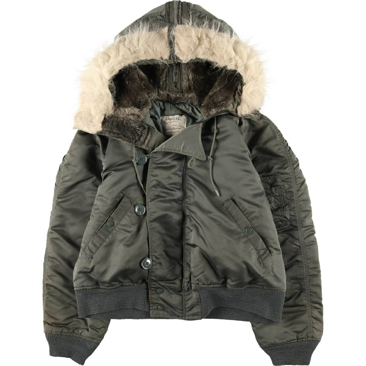 古着 80年代 米軍実品 N-2B ミリタリー フライトジャケット USA製