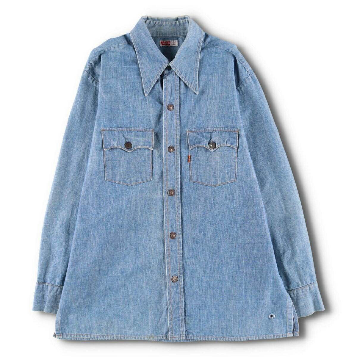 古着 70年代 リーバイス Levis オレンジタブ BIG E ビッグE 長袖