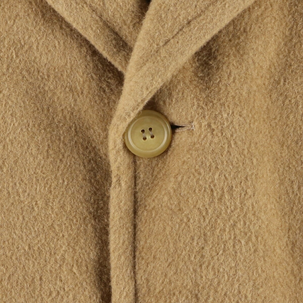 古着 プラダ PRADA キャメルヘア チェスターコート イタリア製 メンズM