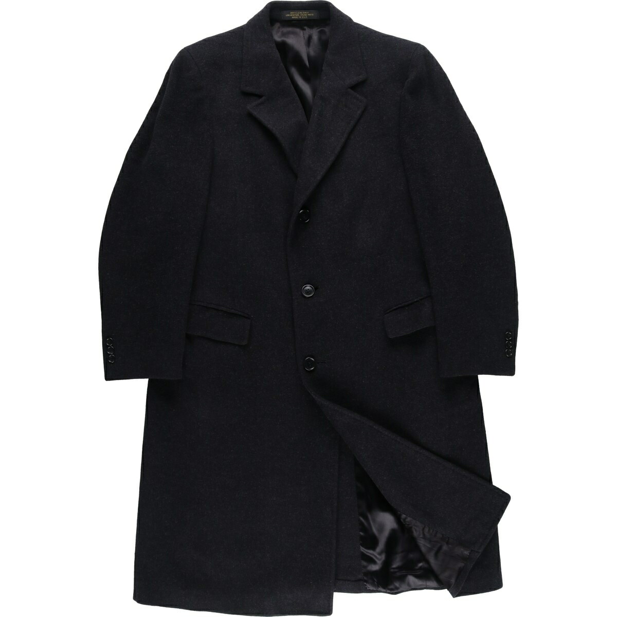 古着 イヴサンローラン Yves Saint Laurent ウールロングコート USA製