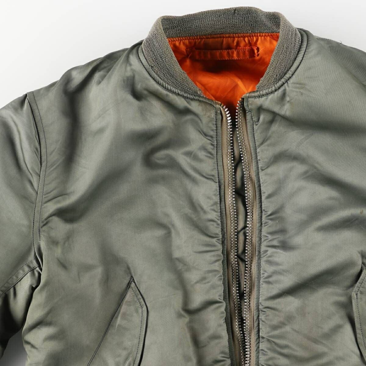 古着 70年代 米軍実品 MA-1 USAF 中綿入り ミリタリー フライト