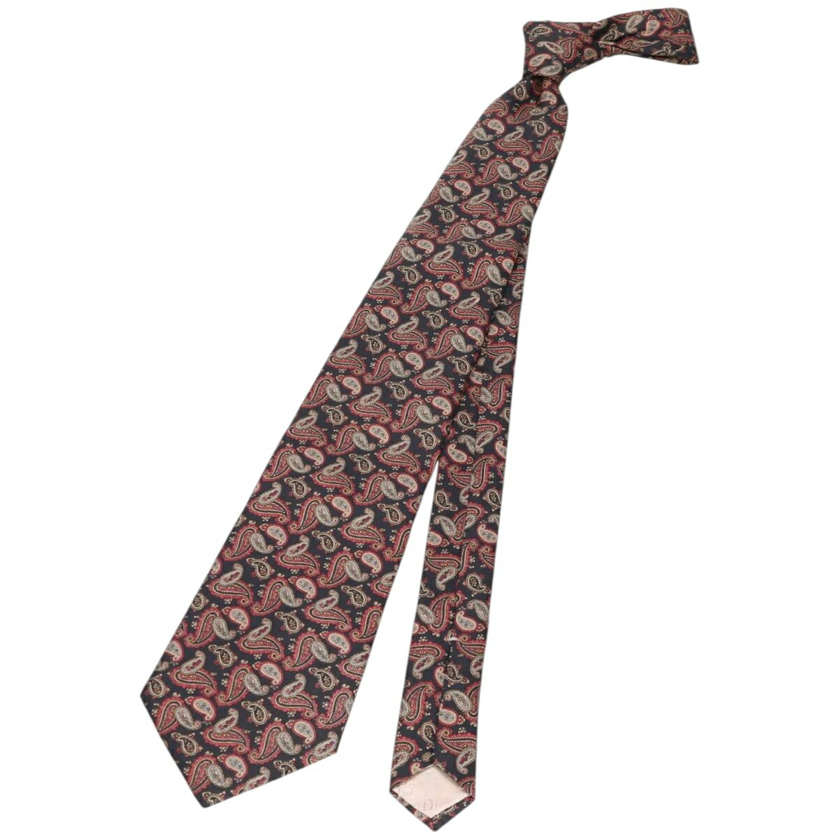 古着 クリスチャンディオール Christian Dior ペイズリー柄 ネクタイ