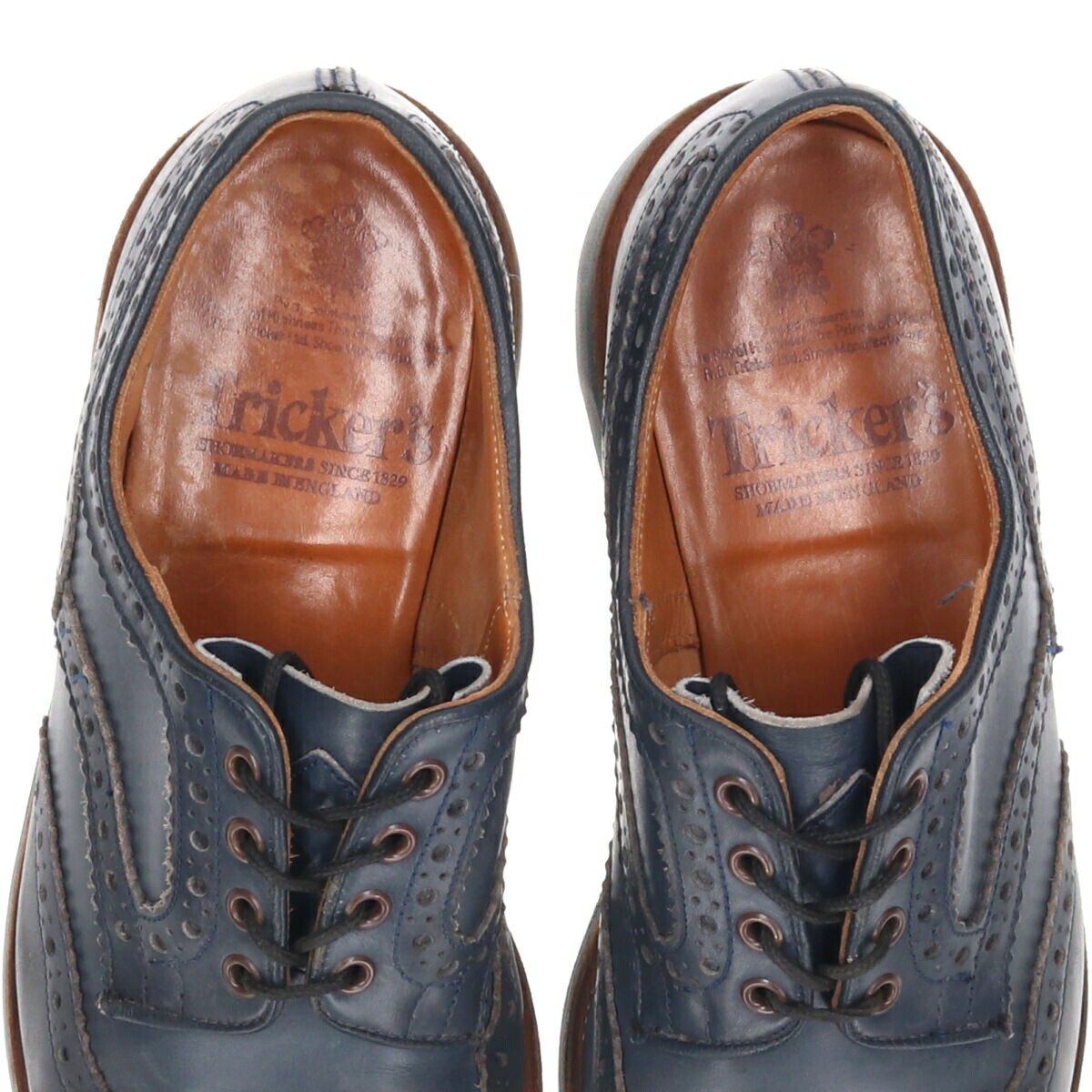 古着 トリッカーズ Trickers ウイングチップシューズ 英国製 9 メンズ