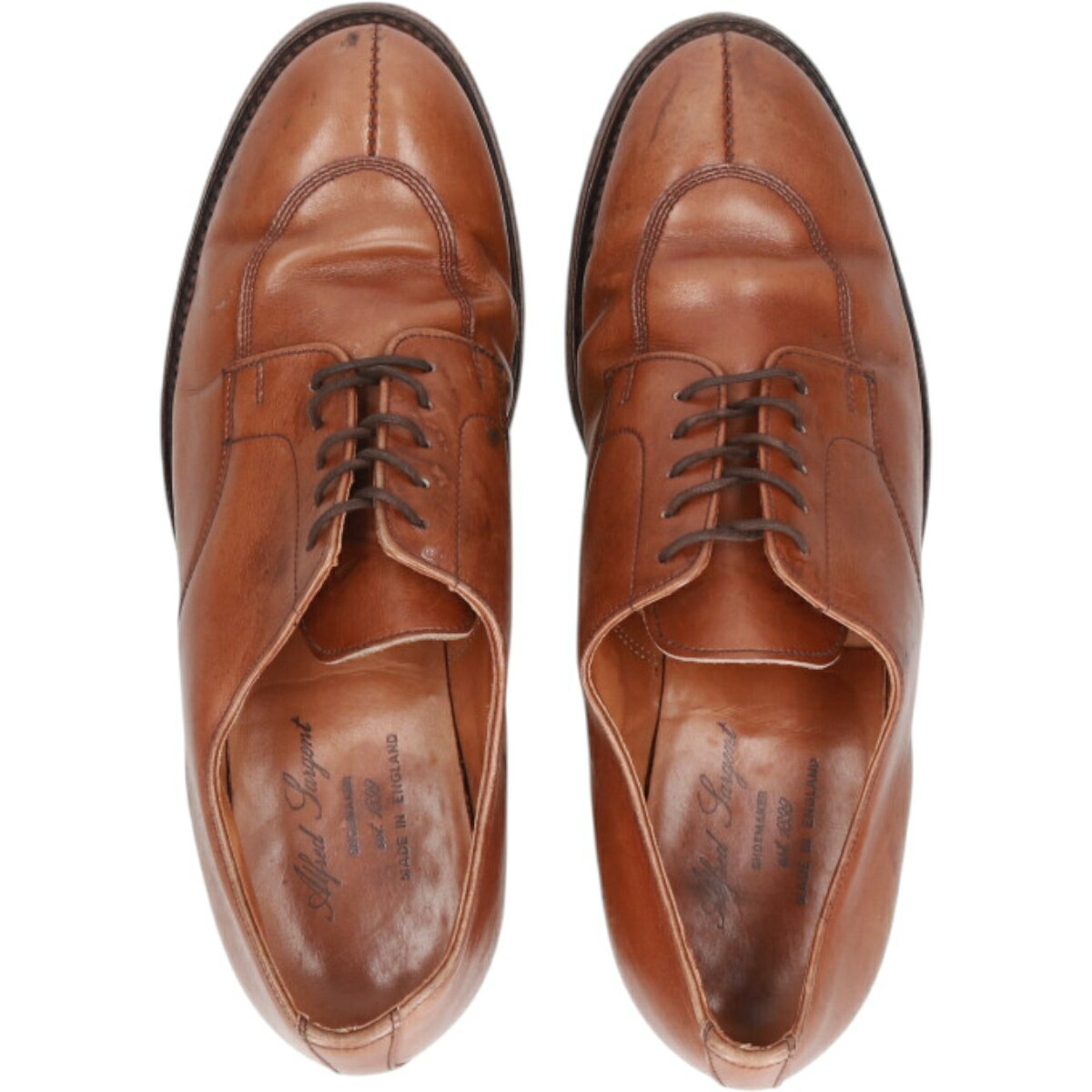 古着 アルフレッドサージェント Alfred Sargent Uチップシューズ 英国