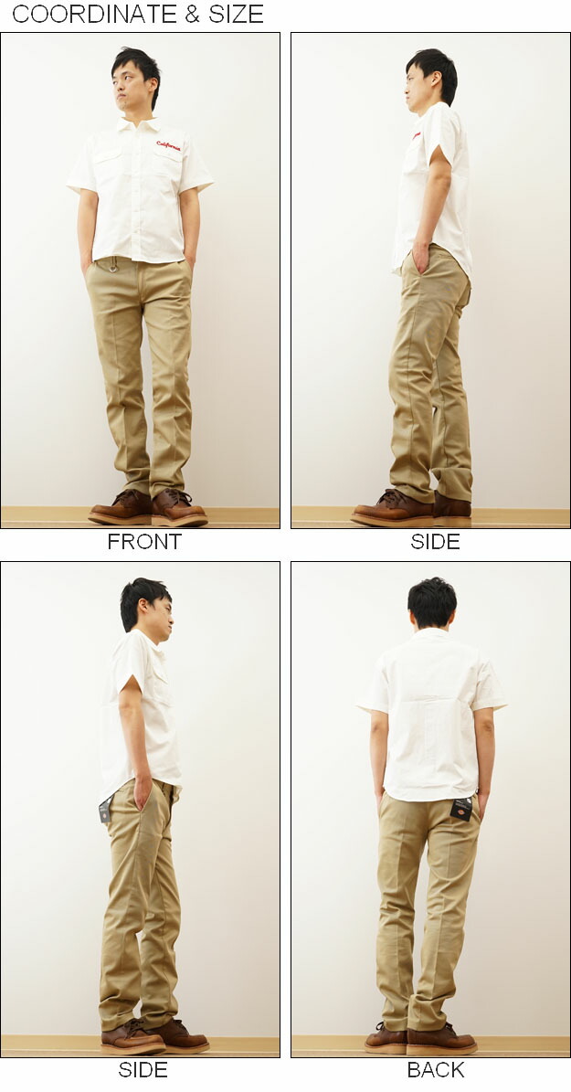 楽天市場】（半袖ワークシャツ） オリジナル California チェーン