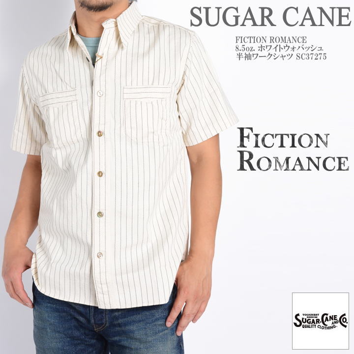 楽天市場】シュガーケーン SUGAR CANE 半袖シャツ FICTION ROMANCE
