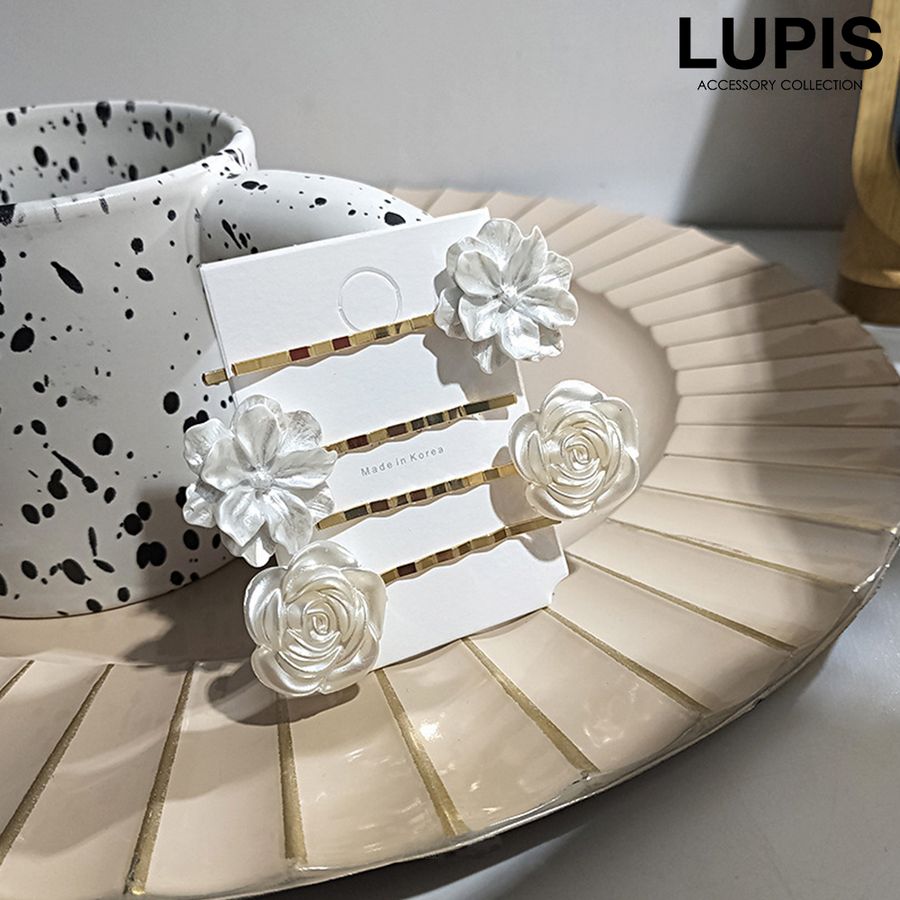 エレガントフラワーヘアピン - ヘアアクセサリーを激安で通販販売